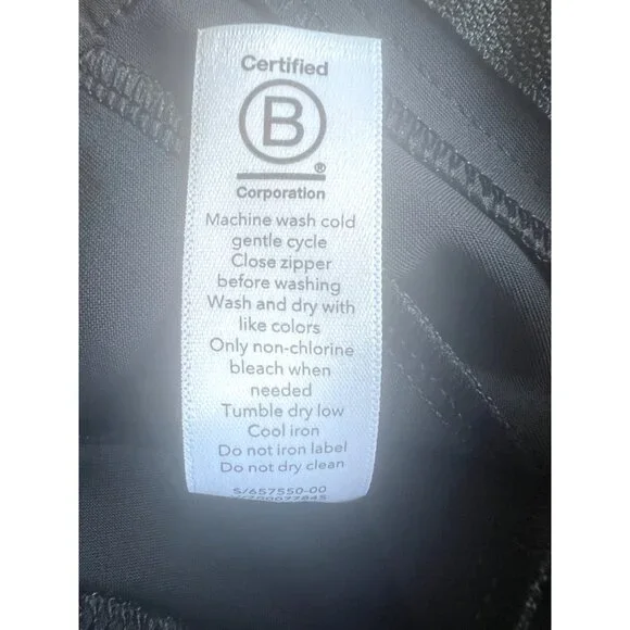 Athleta Stellar Straight Crop Pants Womens Black Stretch Size 8 - Picture 10 of 13